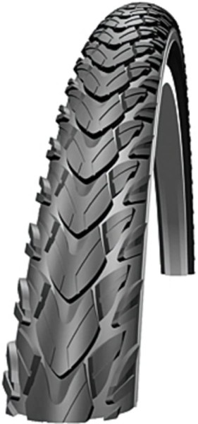 Schwalbe, Bereifung, MARATHON PLUS TOUR, 28x1.40 700x35C (37-622), Drahtreifen, schwarz mit Reflexst