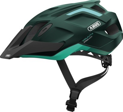 Abus MountK Fahrradhelm, Erwachsenen- und Jugendhelm, M, smaragd green, AS Größe: M, Kopfumfang: 53