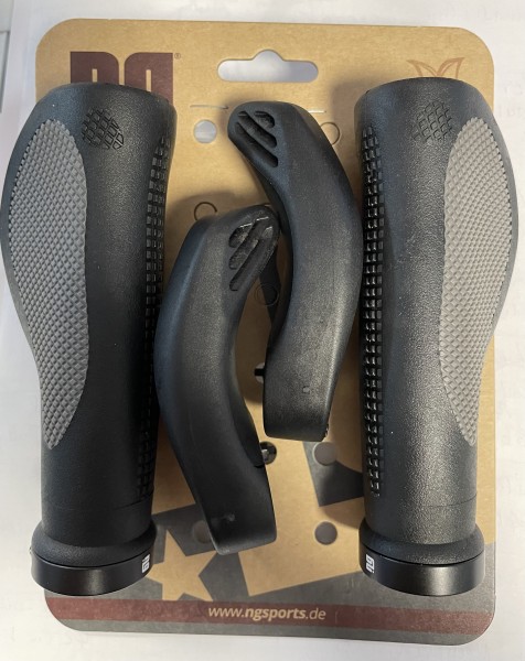 NG Sports Dual Comfort Griff, mit Barend, 130/34mm, black/grey