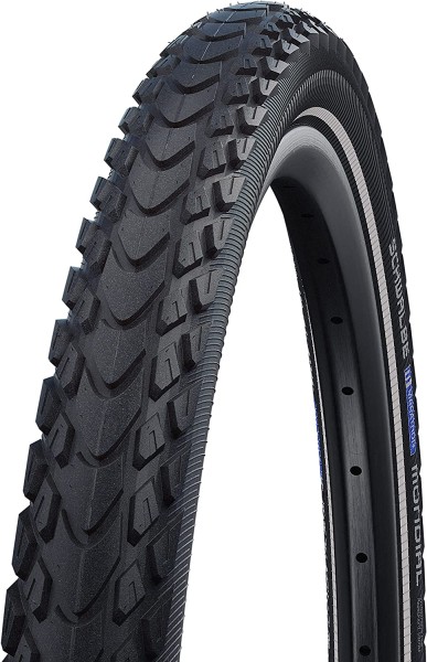 Schwalbe, Bereifung, MARATHON MONDIAL, 28x1.60 700x40C (42-622), Drahtreifen, schwarz mit Reflexstre