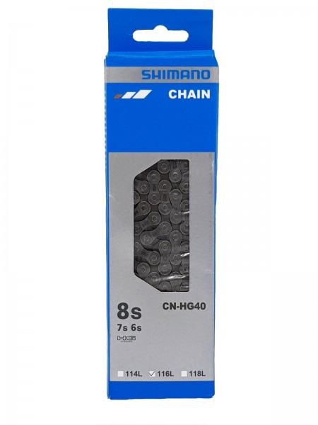 Shimano Kette CN-HG40 6/7/8 Fach, 114Gl.