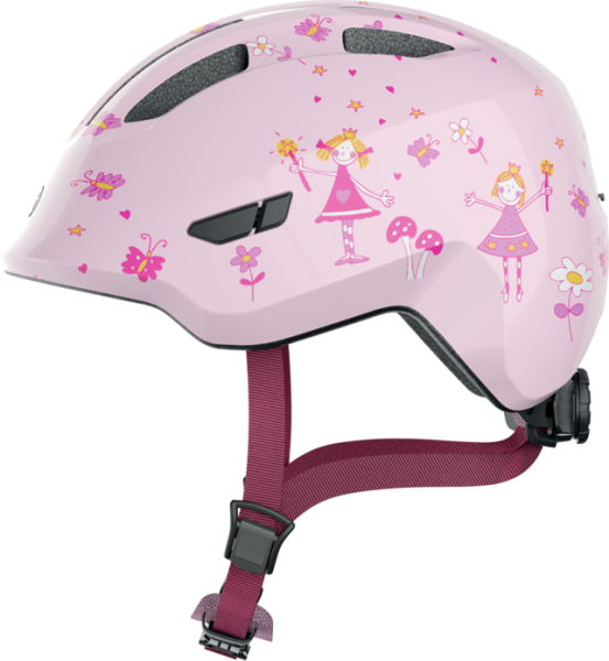 Abus Smiley 3.0 Fahrradhelm, Baby- und Kleinkinderhelm, rose princess, Größe: M, Kopfumfang: 50 - 55