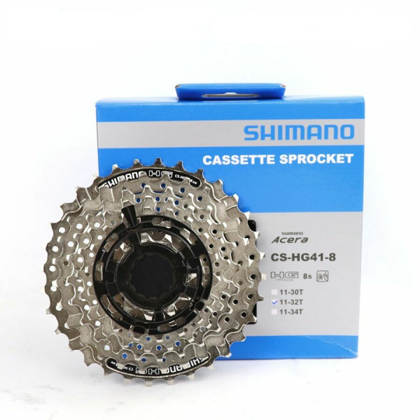 Shimano Zahnkranz-Kassette CSHG41 8-fach 11-13-15-17-20-23-26-34 Zähne