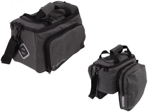 Atranvelo System Fahrradtasche Zap 33x20x16cm, grau, inkl. AVS Adapter