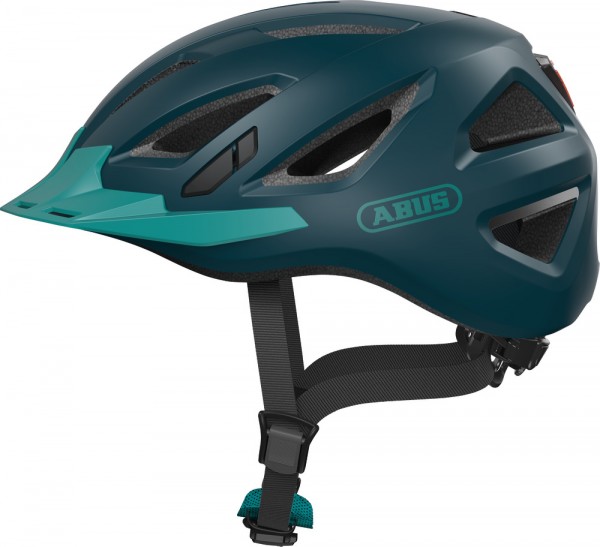 Abus Urban-I 3.0 Fahrradhelm, Erwachsenen- und Jugendhelm, L, core green AS Größe: L, Kopfumfang: 56