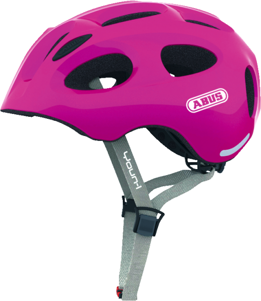 Abus Youn-I Fahrradhelm, Kinder- und Jugendhelm, M, sparkling pink, AS Größe: M, Kopfumfang: 52 - 57