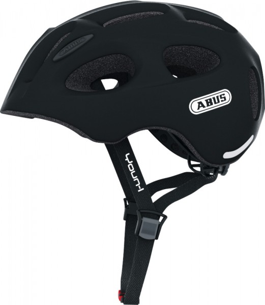 Abus Youn-I Fahrradhelm, Kinder- und Jugendhelm, S, velvet black, AS Größe: S, Kopfumfang: 48 - 54 c