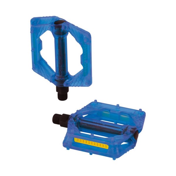 XLC Plattform-Pedal PD-M16 blau transparent