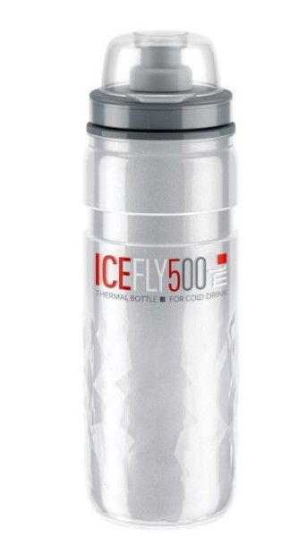 ELITE, Thermoflasche, ICE FLY, durchsichtig, 650 ml, Durchmesser: 74mm