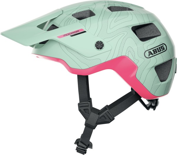 Abus MoDrop Fahrradhelm, Erwachsenen- und Jugendhelm, L, iced mint AS Größe: L, Kopfumfang: 57 - 61