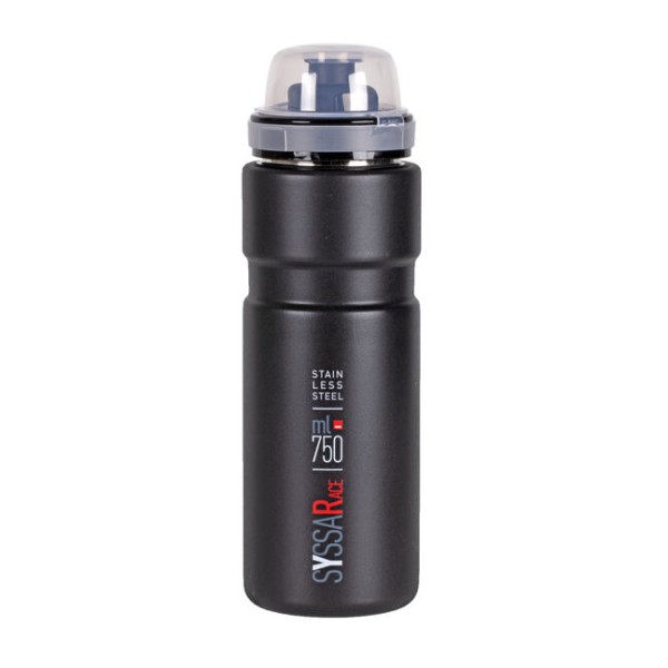 Elite Trinkflasche Syssa 750ml, schwarz, Alu