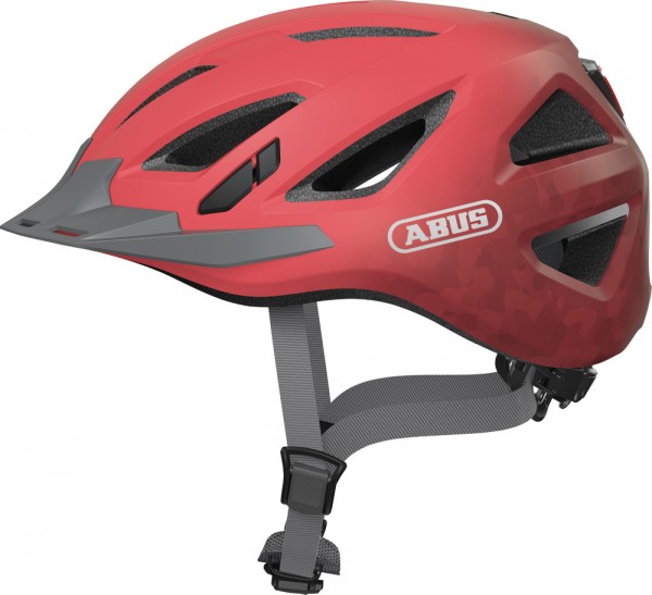 Abus Urban-I 3.0 Fahrradhelm, Erwachsenen- und Jugendhelm, L, living coral AS Größe: L, Kopfumfang: