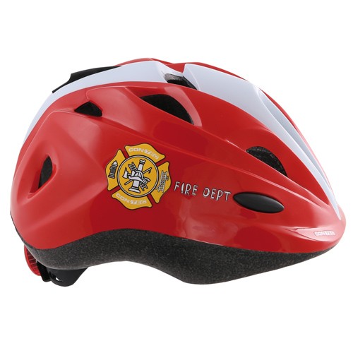 CONTEC Kinderhelm "Lil.Reddy" 48-52cm Feuerwehr, Leichte EPS Innenschale, leichte Outmold Mikroschal